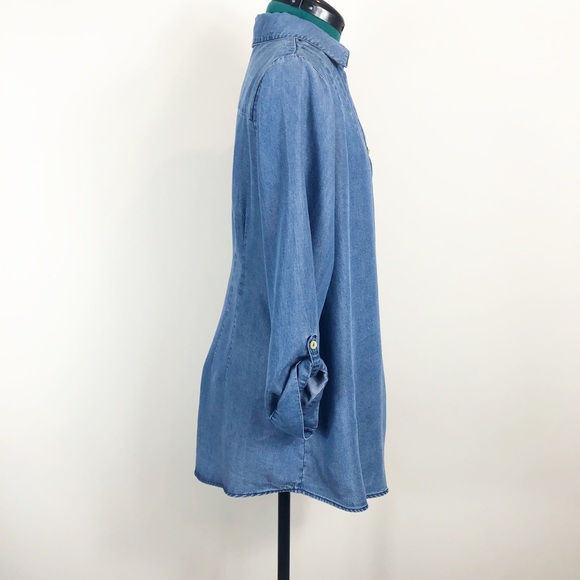 NWOT Soft Surroundings Soft Crossover-Front Tunic - Picture 3 of 6